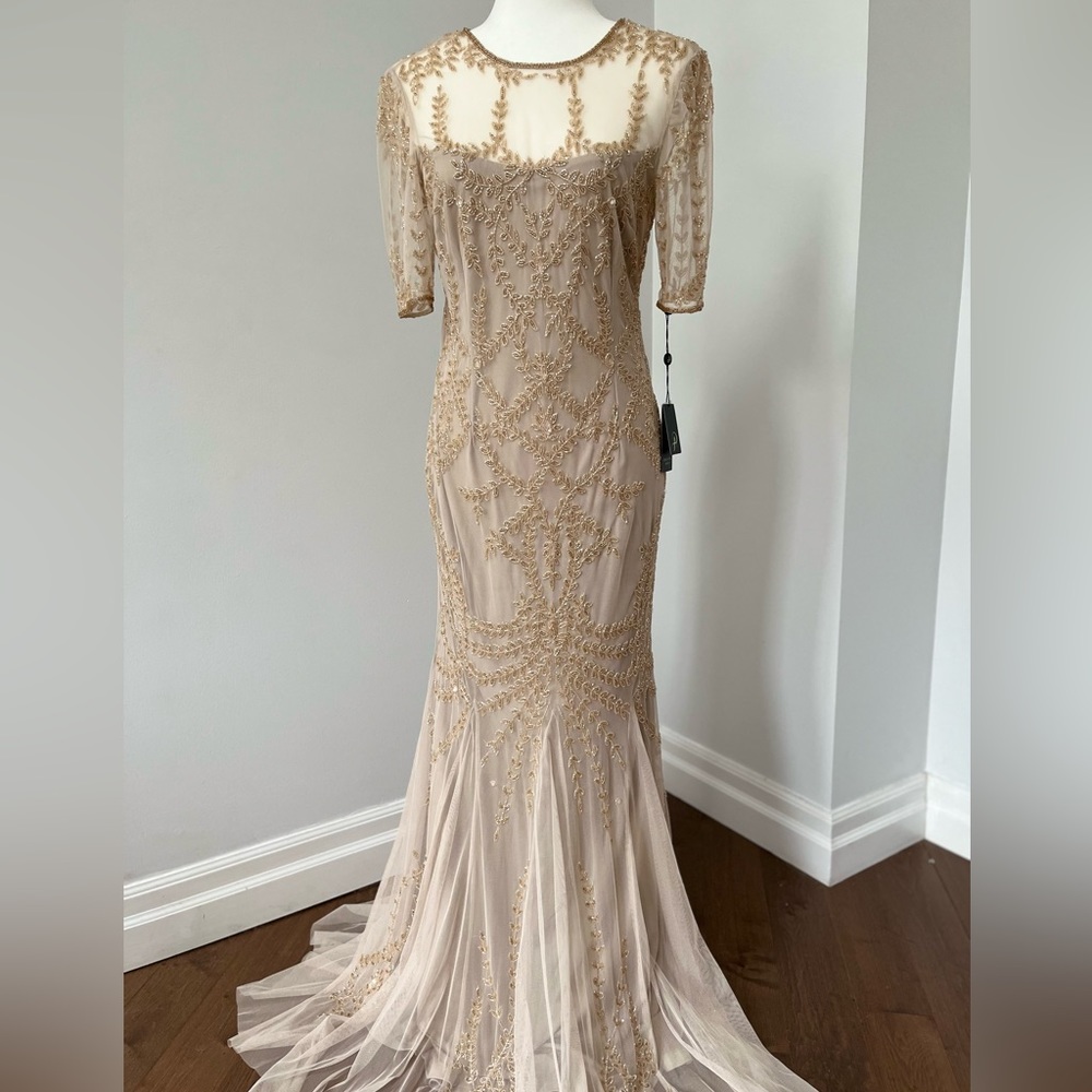 Adrianna Papell beaded gown